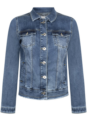 Tramontana Jeans Jacket 5-pocket Mid Blue Denim
